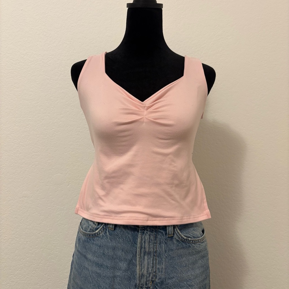 Pink Sleeveless Women's Top